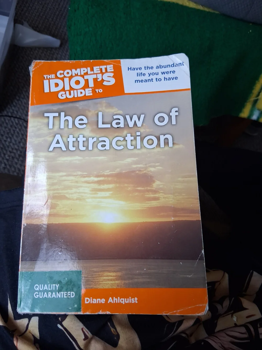 Book The Law of Attraction by Diane Ahlquist - Orange Cover 2008